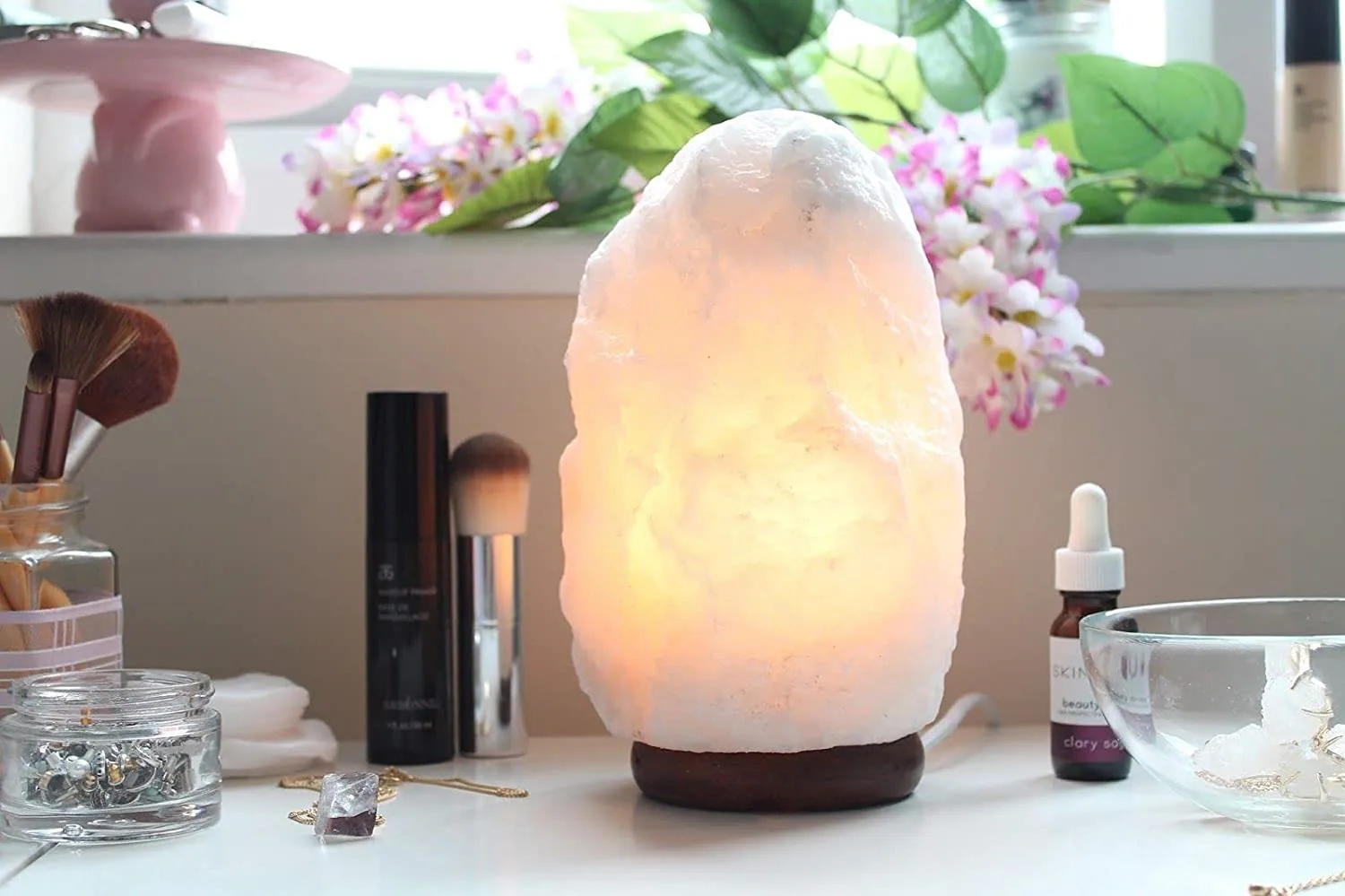 lampara de sal del himalaya - armonia feng shui