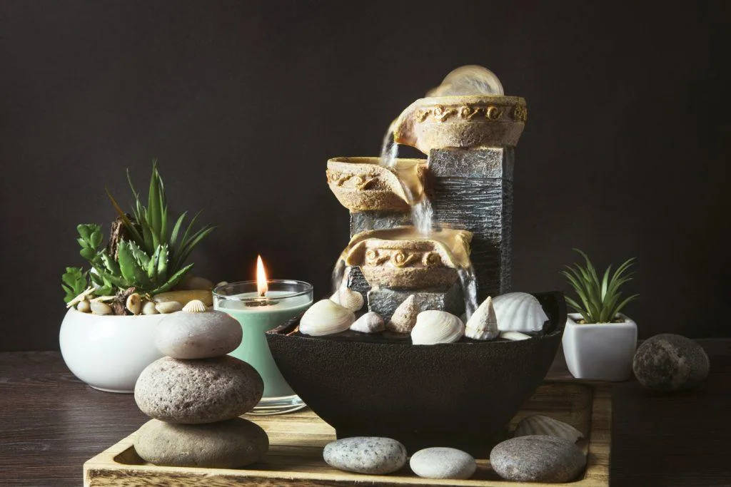 fuente de agua de la abundancia - feng shui