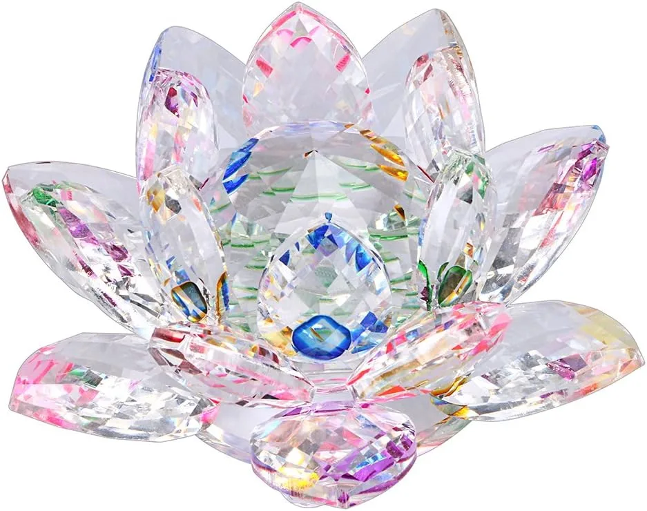 cristal de flor de loto | armonia feng shui